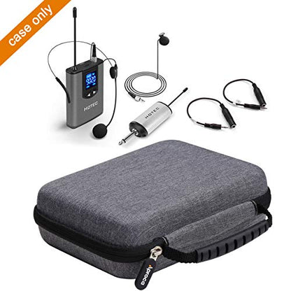 Aproca Case Compatible with Hotec/TONOR/Phenyx Pro UHF Wireless Headset Microphone, Storage Portable Bag for Accessories (Case Only)