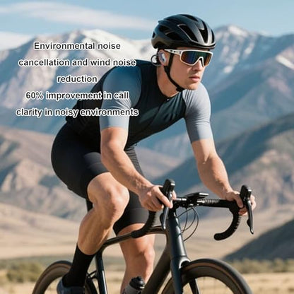 SUNGOOYUE Wireless Earbuds, 5.4 Water Proof Silicone Stereo Sound Over Ear Buds for Running Workout Sports