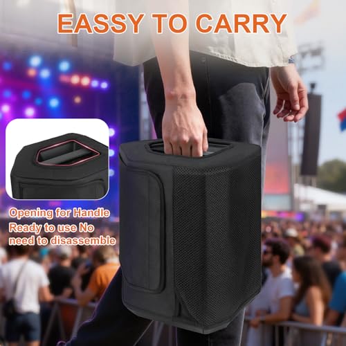 LEFOR·Z Speaker Cover Compatible with Bose S1 Pro Plus/S1 Pro | Portable Bluetooth Speaker Cover,Dustproof Side Opening Mesh Protective Case Bag fits for Bose Speaker(Cover Only) - size: Cover