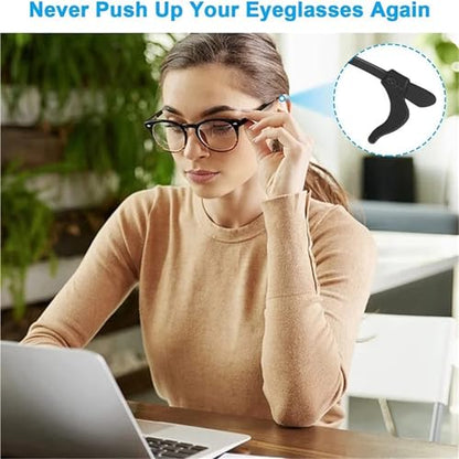 96pcs Anti-Slip Silicone Eyeglass Temple Tips Ear Hook Sleeve Retainer | Stop glasses slipping: soft silicone ear hooks for secure fit, comfort, and retention.