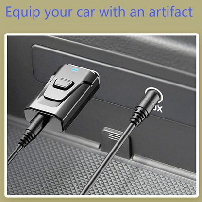 USB BT5.0 Adapter 4 in 1 Wireless Stereo Audio Adapter | Receiver Transmitter with 3.5mm AUX Cable for Speaker PC Car TV Home Audio System