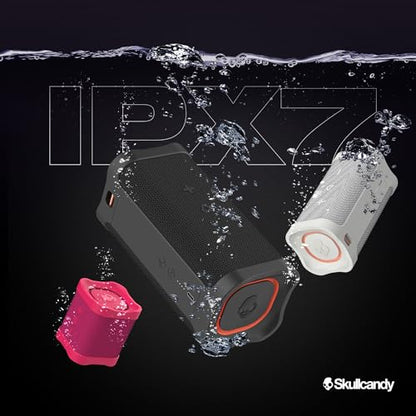 Skullcandy Terrain Mini Wireless Bluetooth Speaker - IPX7 Waterproof Portable Speaker with Dual Custom Passive Radiators, 14 Hour Battery, Nylon Wrist Wrap, & True Wireless Stereo (Green)