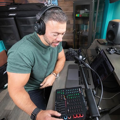 iCON Pro Audio Thunder X 32mm Large Diaphragm Handheld Condenser Mic | 32mm Large Diaphragm Handheld Condenser Microphone, Cardioid XLR Mic for Live Performance, Studio Vocals.