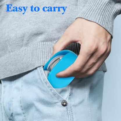 4 Pack Automatic Roll Earphone Cable Cord Winder Wrap Headphone Holder Retractable Cord Organizer for USB Cables, Headphone Cable, Data Charging Cable Tangle
