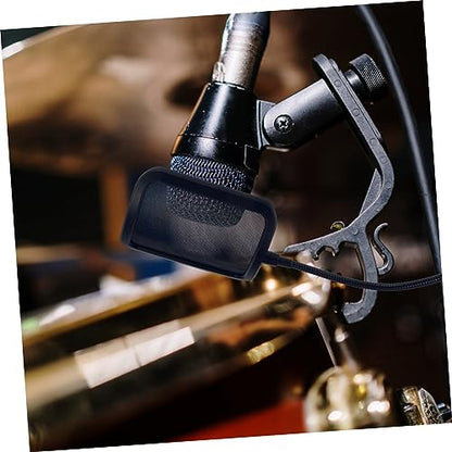 Microphone Filter Shield Sturdy Metal Mesh Windscreen Easy Install Pop Filter for Mic Podcast Accessory