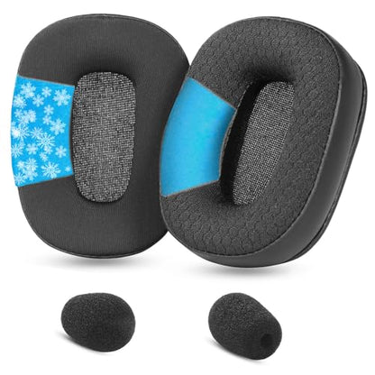 B450XT Replacement Earpads for BlueParrott B450-XT/S450 Headset | Ear Pads with Softer Memory Foam High Density Noise Cancelling Foam Added Thickness-Black