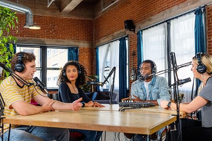 TASCAM Mixcast 4 Podcast Streaming Mixer, Recorder, and USB Audio Interface — Four XLR/TRS Mic Inputs, Touch Screen and Editing Software Included | Recorder, USB Audio Interface - Four XLR/TRS Mic Inputs, Touch Screen and Editing Software Included - style