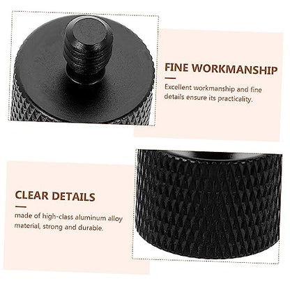 Abaodam Microphone Arm Desk Mount Screw Adapter 5/8 to 1/4 Thread Metal Screw Set