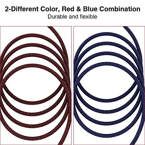 XLR Female to 1/4 Inch Cable 10ft 2Pack, Nylon Braided Microphone Cable 6.35mm TRS to XLR Female Balanced Cable Compatible with Shotgun Microphone, Recording Studios and More - size: 10Feet-2Pack