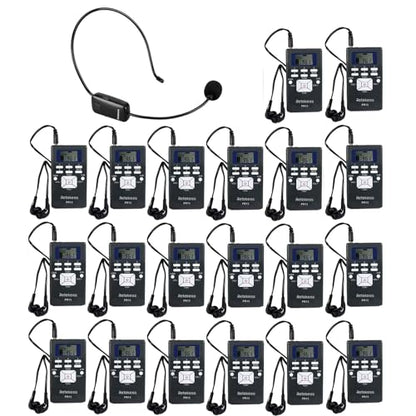 Retekess TR503 Tour Guide Speaker and Headset, Assistive Listening System - style: 1-20