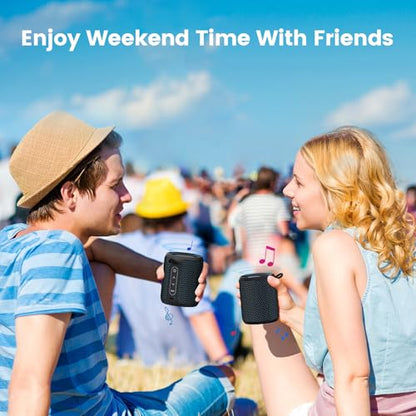 Bluetooth Speaker Wireless,IP67 Waterproof & Dustproof Portable Speaker with Lights,15W Loud Stereo Sound, 2500mAh Battery All Day Playtime, TWS Pairing, BT5.3, Home/Party/Outdoor/Beach (Blue Black) - color: Blue Black