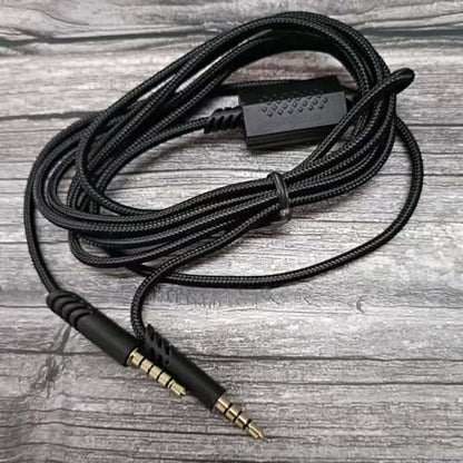Astro A40 TR Gaming Headsets Cable, Replacement Audio Cable Cord 3.5mm Braided Detachable with Inline Mic Mute Switch Compatible with Astro A10 A40 TR Gaming Headsets (200cm/Black)