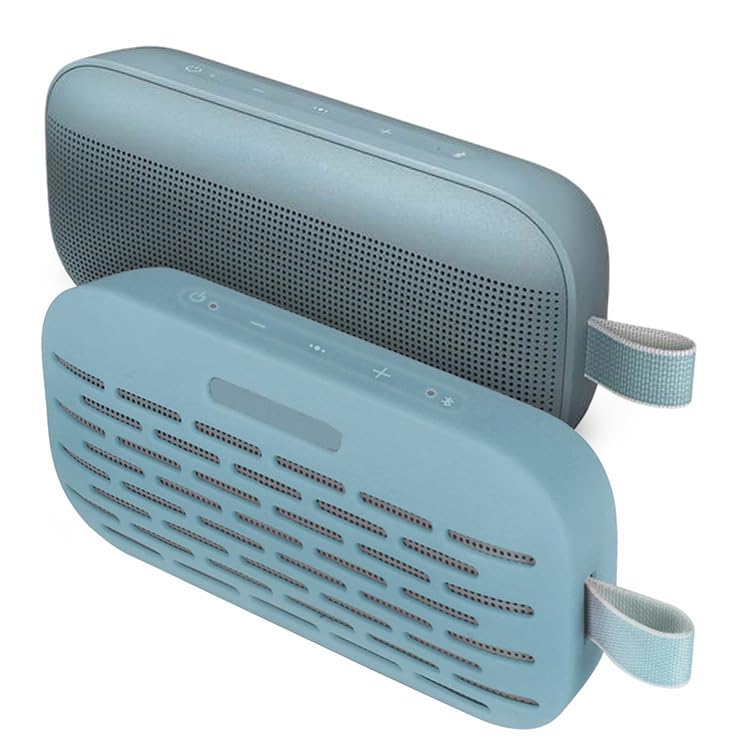 Silicone Protective Case Cover Sleeve Shell for Bose Soundlink Flex Speaker Frame Case Bag Skin Box Accessories - color: Blue