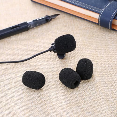 10 Pcs Parrott B350 Foam Replacement for BlueParrott B450 B550 C400 S450 B250 B350 Headset Windscreen Mic Cover Windscreens and Pop Filters,Accessories(Black)