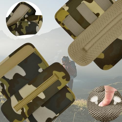 2-Pack Shoulder Pad Ultra-Thick Tactical Vest Cushion for Laptop Bags, Messenger Bags, Briefcase Bags, Luggage Bags, Tool Bags, Travel Bags and Most Bags, Camouflage Green - color: Camouflage Green