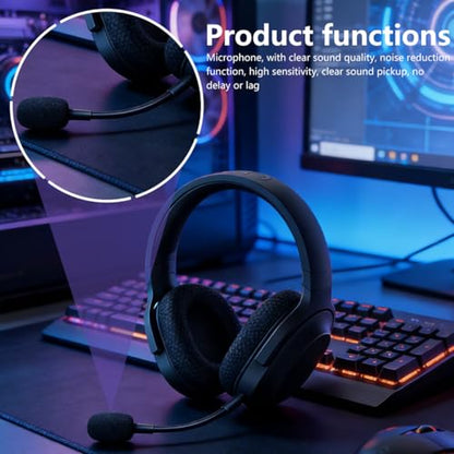 Homesweet Black Replacement Gaming Boom Microphone with Foam for Razer Barracuda X Game Headset, Noise Cancelling