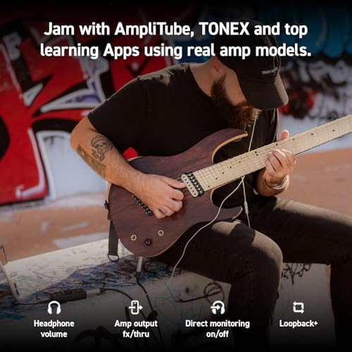 IK Multimedia iRig HD X Guitar Audio Interface - 96 kHz Music Recording, 24-bit, For iPhone, iPad, Mac, iOS, And PC With Lightning Cable, USB-C, Guitar Accessories, Recording Studio Equipment - size: iRig HD X