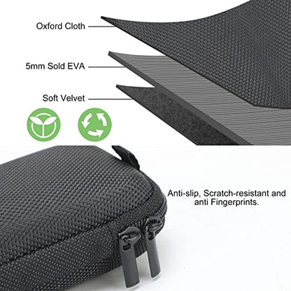 Woanger 4 Pcs Hearing Aid Case Hard Asthma Inhaler Holder Travel Hearing Aid Case Earbud Portable Zipper Carry Holder with Mesh Pocket for Inhaler Carrying Aid Other Accessories from Dust and Dirt