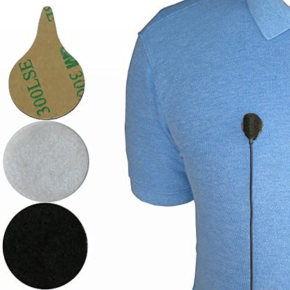 Lavalier Microphone for Hiding Lavalier Musical Mic and Reduce Wind Noise, Pack of 80 Stickies and 80 Fabric Discs