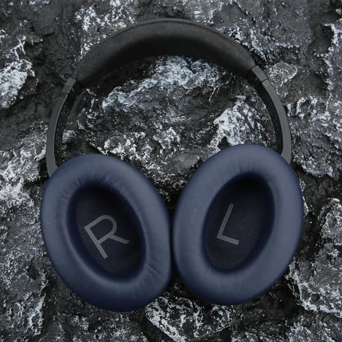Replacement Ear Pads for Bose QuietComfort 45 QC35 QC35ii QC25 QC15 Over-Ear Headphones with Protein Leather& Memory Foam (Navy Blue) - color: QC45 Navy Blue