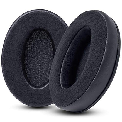 WC PadZ Velour - Earpads for Audio Technica, HyperX, Arctis & More | Made by Wicked Cushions | Extra Thick | Also fits Logitech G Pro X & 50+ Additional Models | Black - color: Black