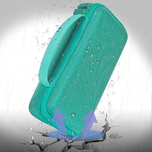co2CREA Hard Case for BolaButty X-GO C27C Bluetooth Speaker Speaker,Teal | Travel Protective Storage Bag with Mesh Pocket & Handle, Shockproof EVA Shell and Soft Lining - color: Teal
