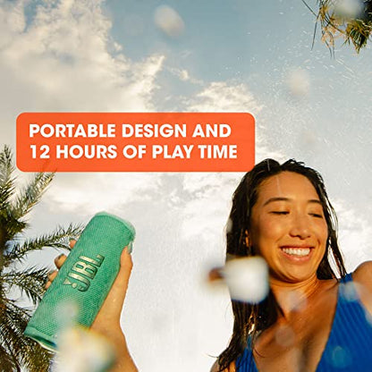 JBL Flip 6 - Portable Waterproof Speaker - Black | Louder, more powerful sound, IP67 waterproof and dustproof, 12 Hours of Playtime, Bold design - color: Black