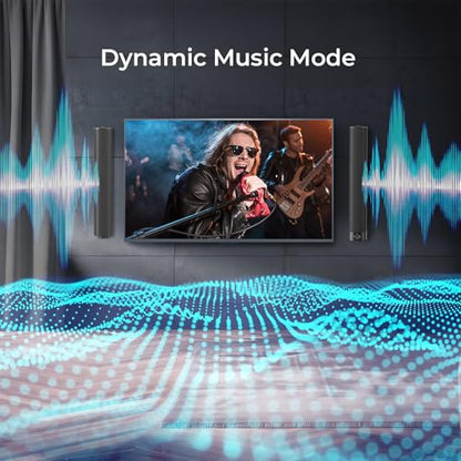 Sound Bar for Smart TV, Soundbar with Bluetooth/ARC/Opt/AUX Connect, Auto Volume Boost, 3 Equalizer Modes, 2 in 1 Detachable Soundbar for TV/PC/Gaming/Projectors - size: 31" Soundbar Only