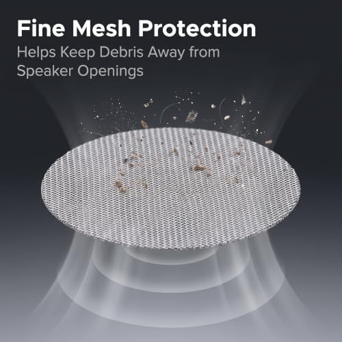 20Pcs/Set Silver Earbuds Filters Earphone Filter Mesh,Earbud and in-Ear Headphones Earphone Protective Filters Earphones Accessories(4mm)