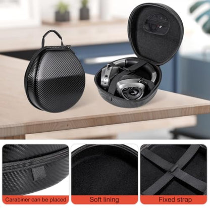 Hard Shell Headphone Travel Carrying Bag Headphones Case Compatible with beyerdynamic DT 700 Pro X/DT 990 Pro 250 / DT 770 PRO 80/ OneOdio