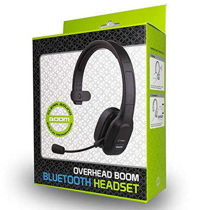Cellet Overhead Boom Mic Wireless Headset with Noise Cancelling, Echo Reduction, 34H Talk Time, 30ft Range – Adjustable Headband, All-Day Comfort