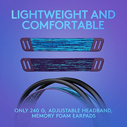 Logitech G335 Wired Gaming Headset, with Flip to Mute Microphone, 3.5mm Audio Jack, Memory Foam Earpads – Black & 05 Lightspeed Wireless Gaming Mouse, Hero 12K Sensor, 12,000 DPI, Lightweight - Black