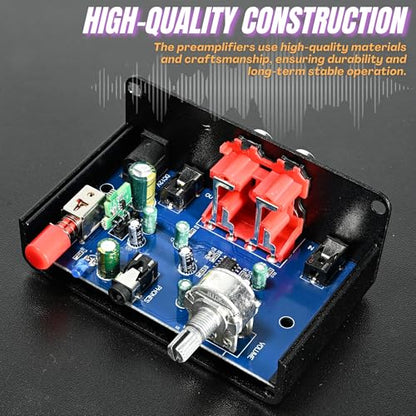 Phono Preamp, Mini Stereo Audio Preamplifier, Headphone Amplifier