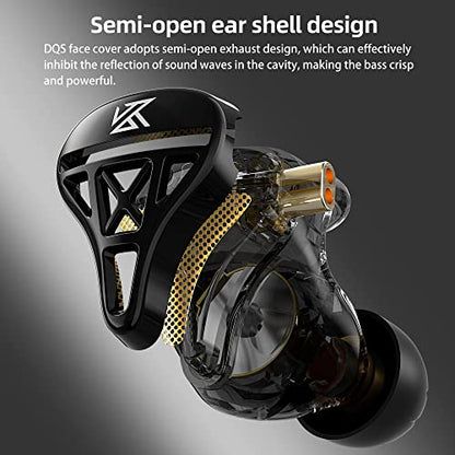 KZ DQS no Mic and Waterproof Earbud Case
