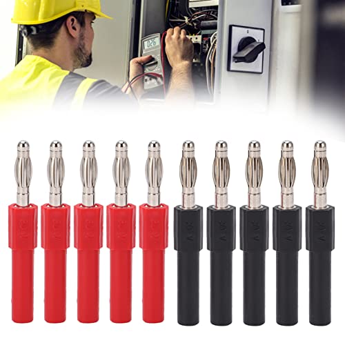 5Set Banana Plug Adapter, Speaker Banana Plugs, J.20012 Speaker Connectors Terminal, for Car Multimeters Instruments