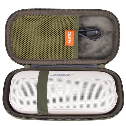 Hard EVA Case Compatible with Bose SoundLink Flex 2nd Gen/Bose SoundLink Flex Bluetooth Speaker, Waterproof, Shockproof and Dustproof Carrying Travel Speaker Case - Cypress Green - color: Cypress Green