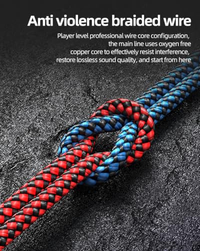 Gaming Headset with Mic RGB Light, 3D Surround Sound, Noise Cancelling Over Ear for PS4 PS5 Xbox One Switch, Lightweight 40mm Driver, Breathable Earmuffs & Durable Braided Cable (White) - color: White