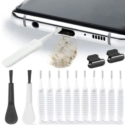 Dust Plug Kit with Cleaning Brush (14 Pcs), for Computers Laptops Electronics