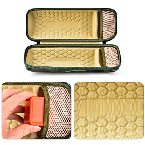 Hard Travel Case for JBL Charge 4/ Charge 5 Waterproof Bluetooth Speaker. Carrying Storage Bag Fits Charger and USB Cable - Squad Camo (Case Only) - color: Squad Camo