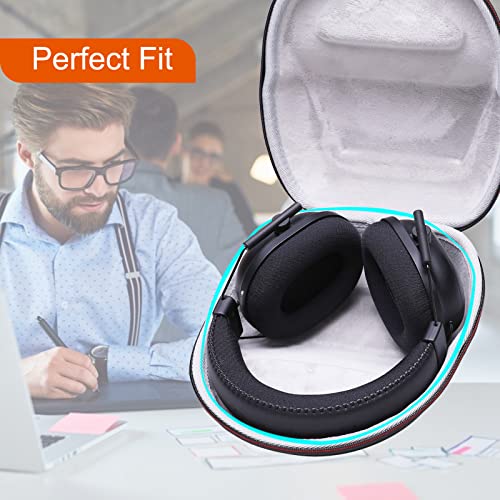 LLTGEM EVA Hard Case for Razer BlackShark V2 Pro/Razer BlackShark V2 X/SENZER SG500 Surround Sound Pro Gaming Headset - Travel Protective Carrying Storage Bag
