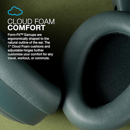 JLab JBuds Lux ANC Over Ear Headphones Bundle with JBuds Mini True Wireless Earbuds, Active Noise Cancelling, Bluetooth multipoint, Sage