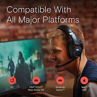 EPOS H6Pro - Open Acoustic Gaming Headset with Mic - Lightweight Headband - Comfortable & Durable Design - Xbox - PS4 - PS5 - PC/Windows Headset - Gaming Accessories (White) - color: White
