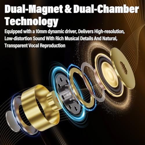 Hybrid In Ear Monitor IEM Earphones,HiFi Wired Earbuds,Powerful Deep Bass | Silvery Treble,0.78mm Detachable Cable,3.5mm & 4.4mm Jack for PC/Laptop/Switch/Xbox/Ps5,Gaming Ear Buds Without Mic,Silver