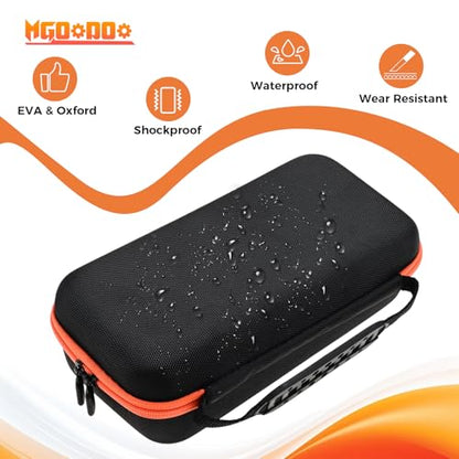 Wireless Microphone Case Compatible with Wireless 2 Microphone System,Handheld Dual Mic Case with EVA Hard Shell,Portable Mic Storage Bag for Singing or Karaoke