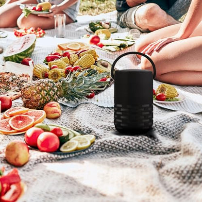 kwmobile Silicone Case for Bose Portable Home Speaker Case - Protective Cover for Mini Speaker - Sleeve Skin in Black