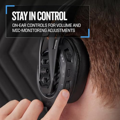 RIG 800 PRO HS Wireless Gaming Headset & Multi-Function Base Station PS5 | Low-latency 2.4GHz wireless for PlayStation PS4, PS5, PC, Mac, USB – Multiplatform - 60 Hour Battery - Flip-to-Mute Mic