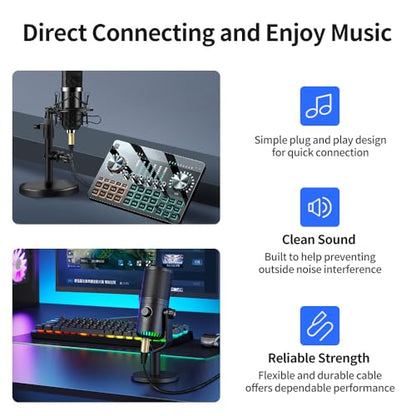 XLR Female to 3.5mm (1/8") Male Jack 3.3 Feet/1 Meter TRS Unbalanced Cable Compatible with iPhone, iPod, MP3 Player, Laptop, Voice Recorder and More - size: 3.3 Feet/1M
