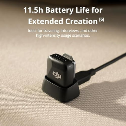 DJI Mic Mini (2 TX + 1 Mobile RX), Ultralight, Active Noise Cancelling | Wireless Lavalier Microphone for iPhone 17/16/15 & Android/PC/Tablet, Plug-and-Play, 300m Transmission, Youtube, Vlog - style: Mic Mini (2 TX + 1 Mobile RX)