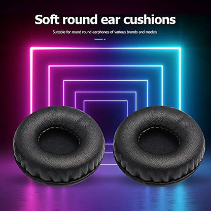 1 Pair Replacement Pu Leather Foam Earpad 45Mmear Cushion Durability