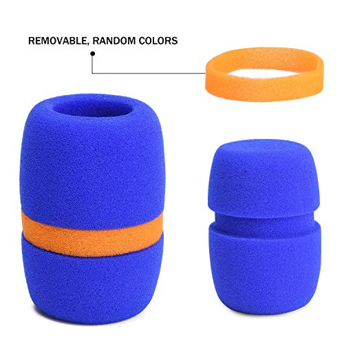 Facmogu 10 Pack Multi-Color Foam Mic Covers, Handheld Microphone Windscreen